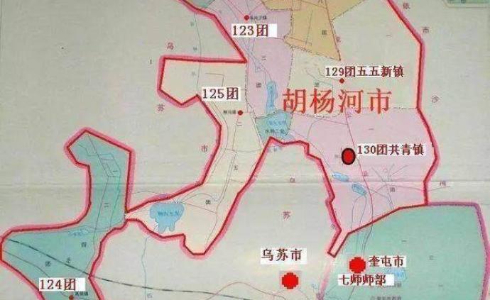 新疆兵团第七师拟建胡杨河市近况:城市建设已初具规模